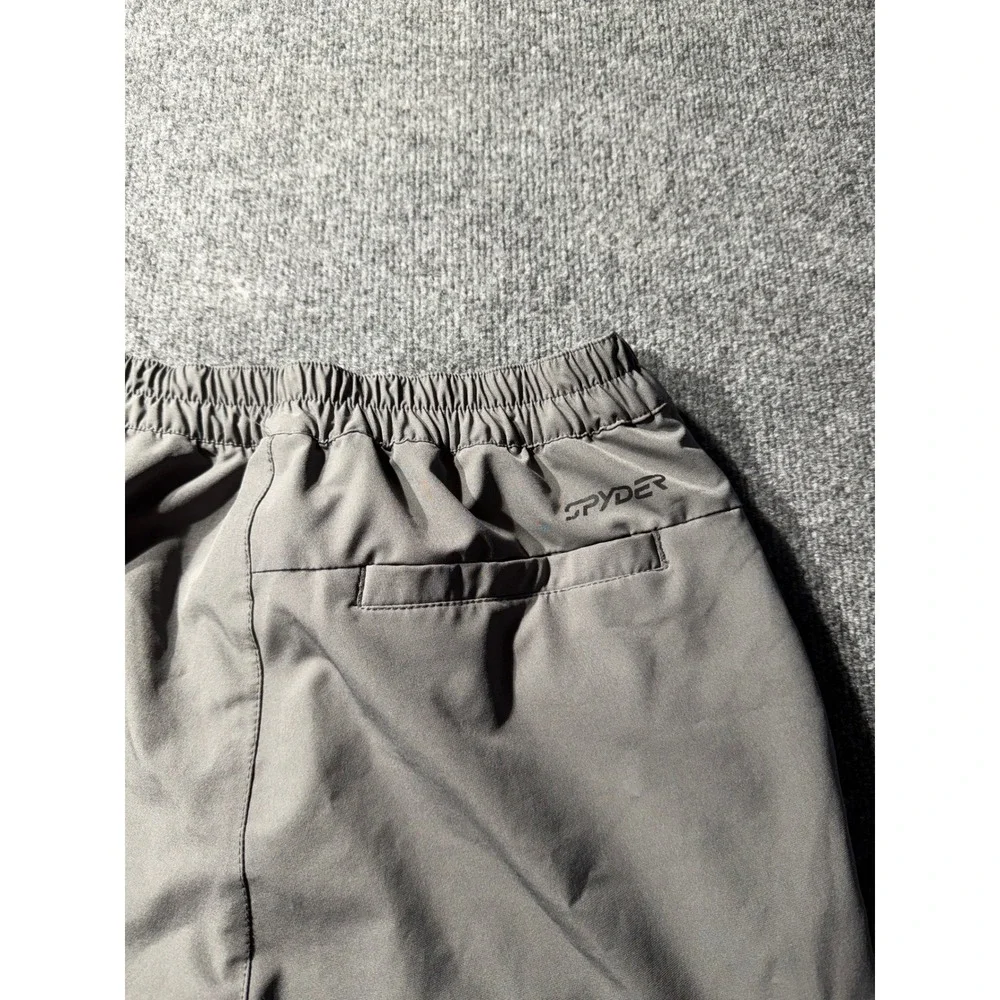 Spyder Mens Gray Active Jogger Pants Size Medium Athletic Stretch Outdoor